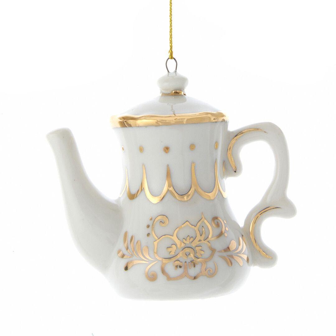 Ёлочная игрушка Чайник в ассортименте, Kurt S. Adler, 7,5 см | Фото 1