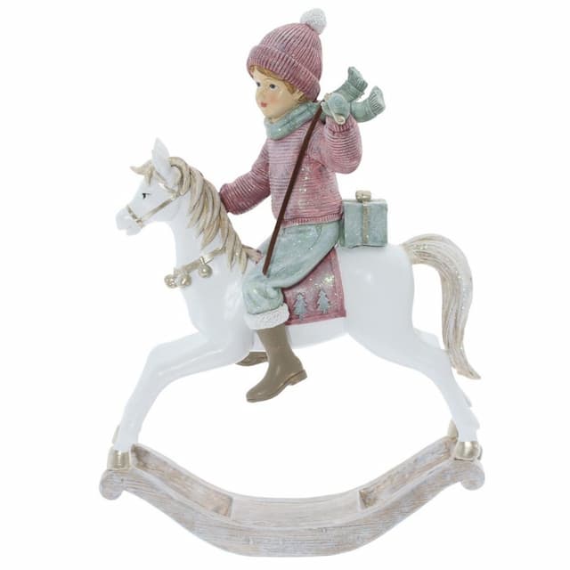 Скульптура Мальчик на лошадке
