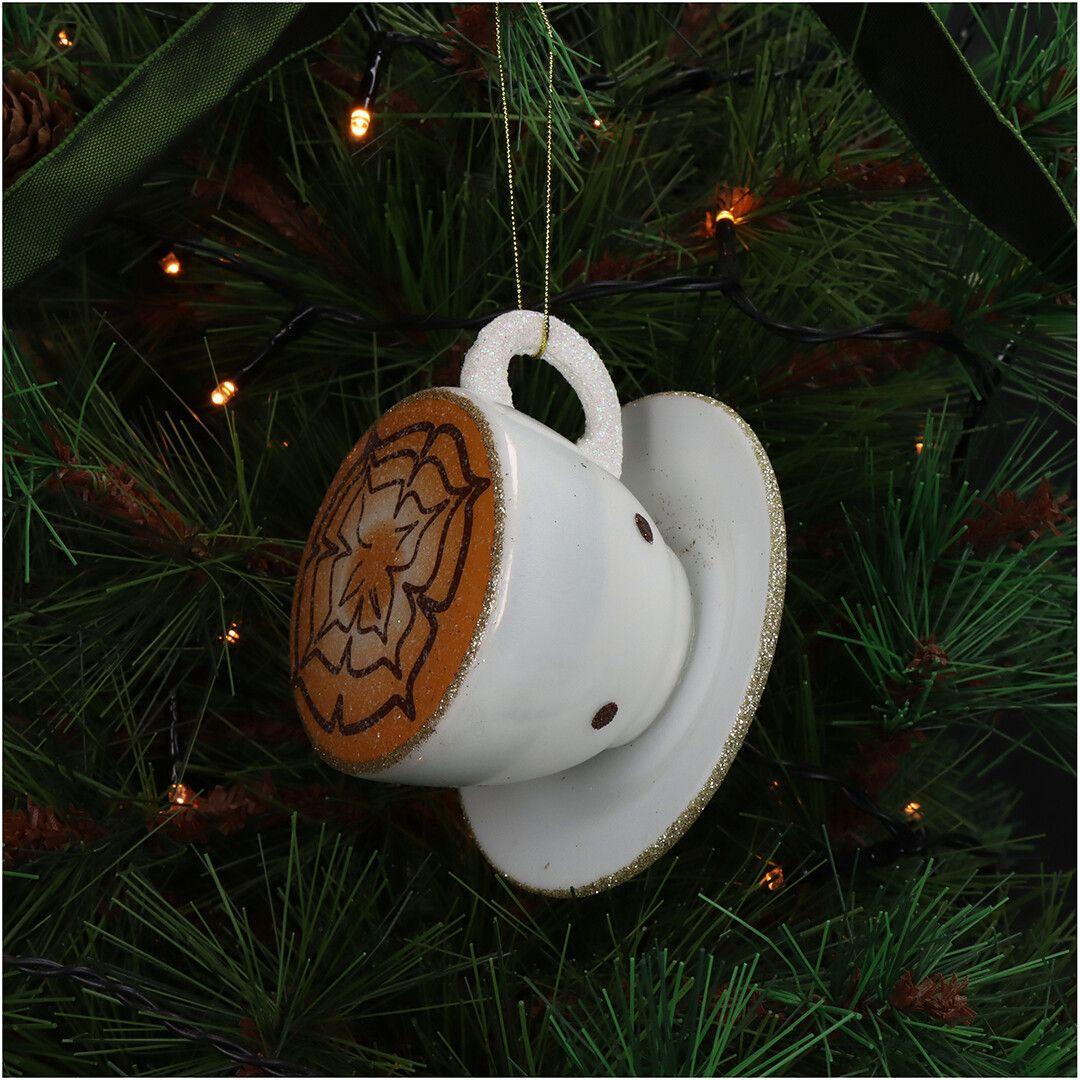 Ёлочная игрушка Чашка кофе, Kersten, 9 см | Фото 2