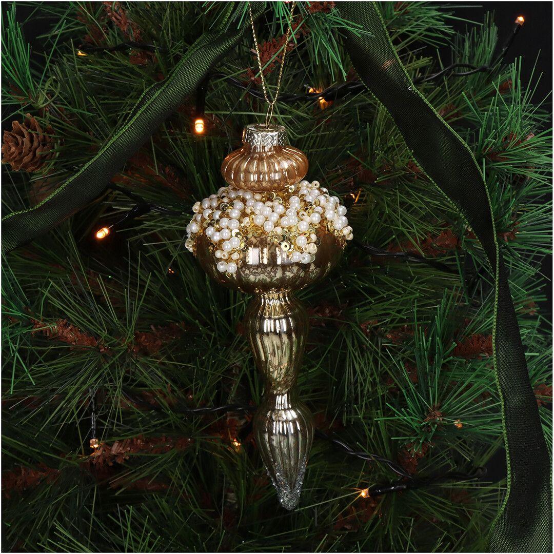 Ёлочная игрушка Сосулька, Kersten, 14 см | Фото 2