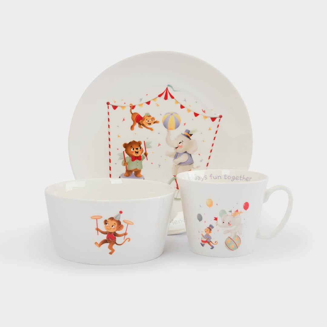 Набор детской посуды Anna Lafarg Circus | Фото 1
