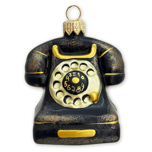 Ёлочная игрушка Телефон ретро Ленигрушка