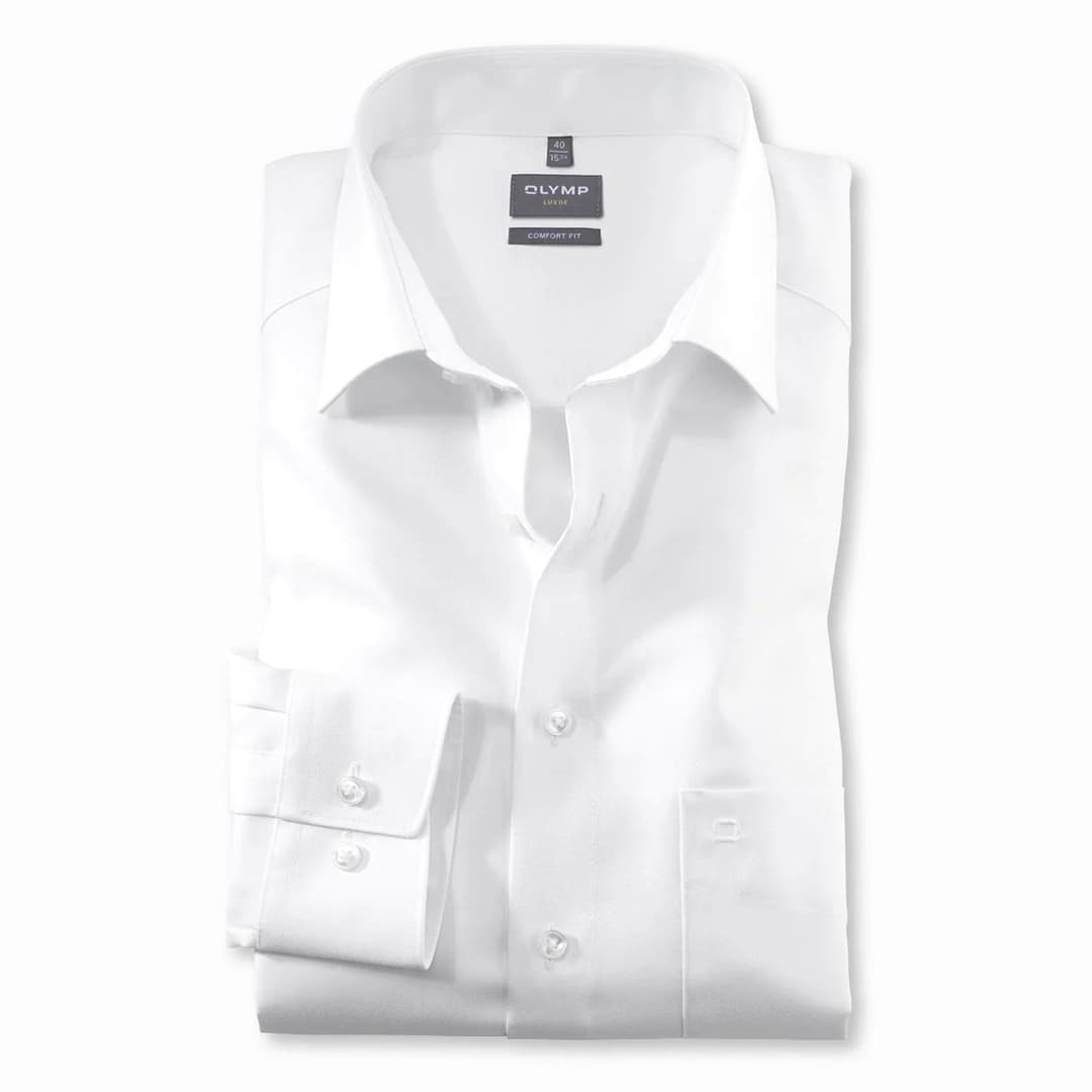 Мужская фактурная сорочка свободного кроя Olymp Luxor | Фото 1