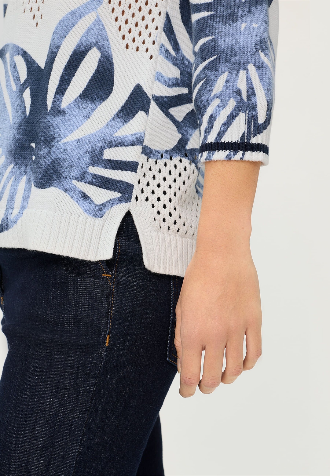 Женский ажурный джемпер Olsen | Фото 5