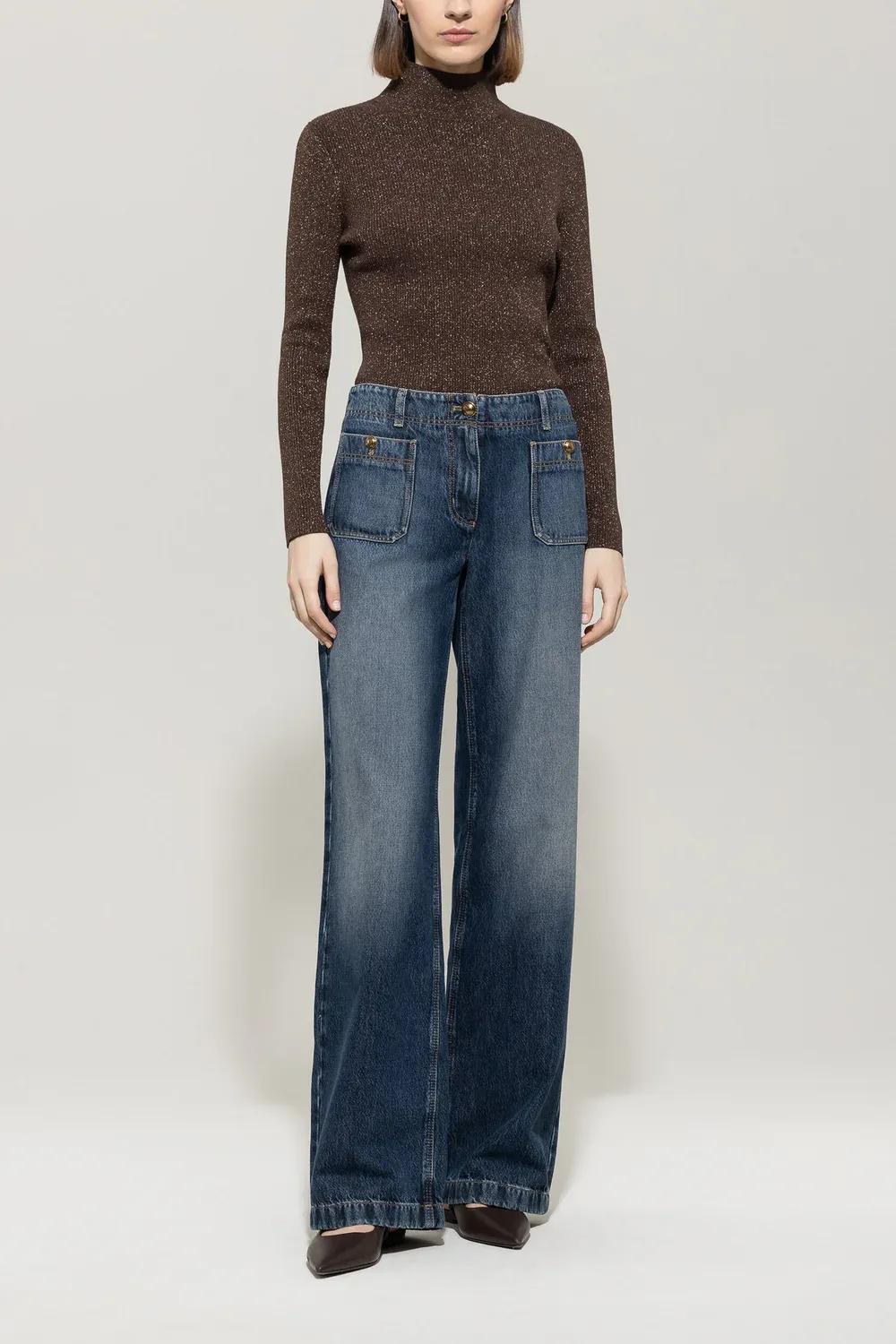 Женская водолазка с люрексом Luisa Cerano | Фото 2