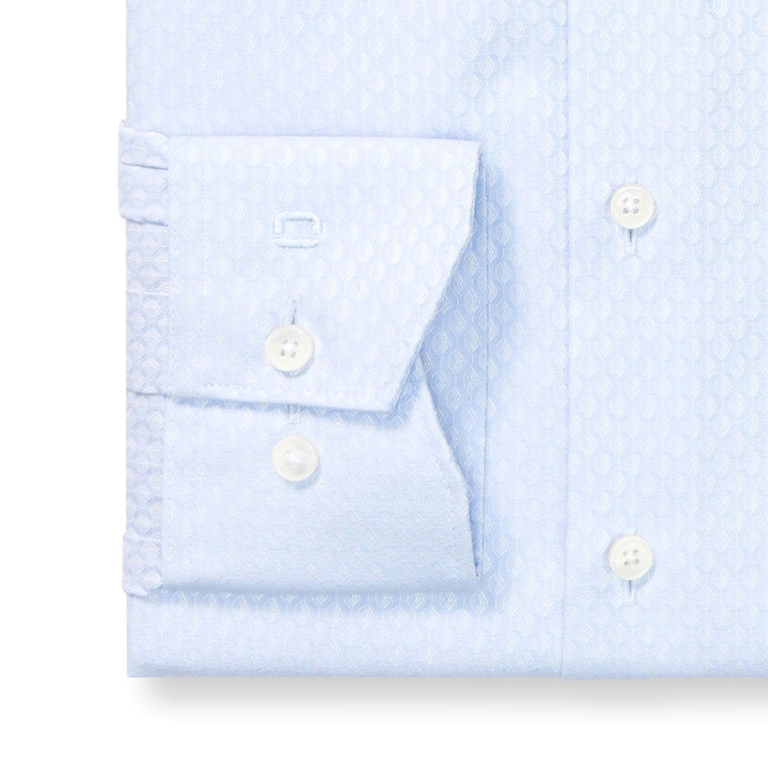 Мужская фактурная сорочка из хлопка Olymp Luxor | Фото 2