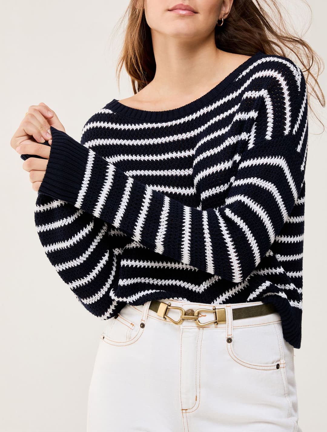 Женский джемпер в полоску PENNYBLACK | Фото 2