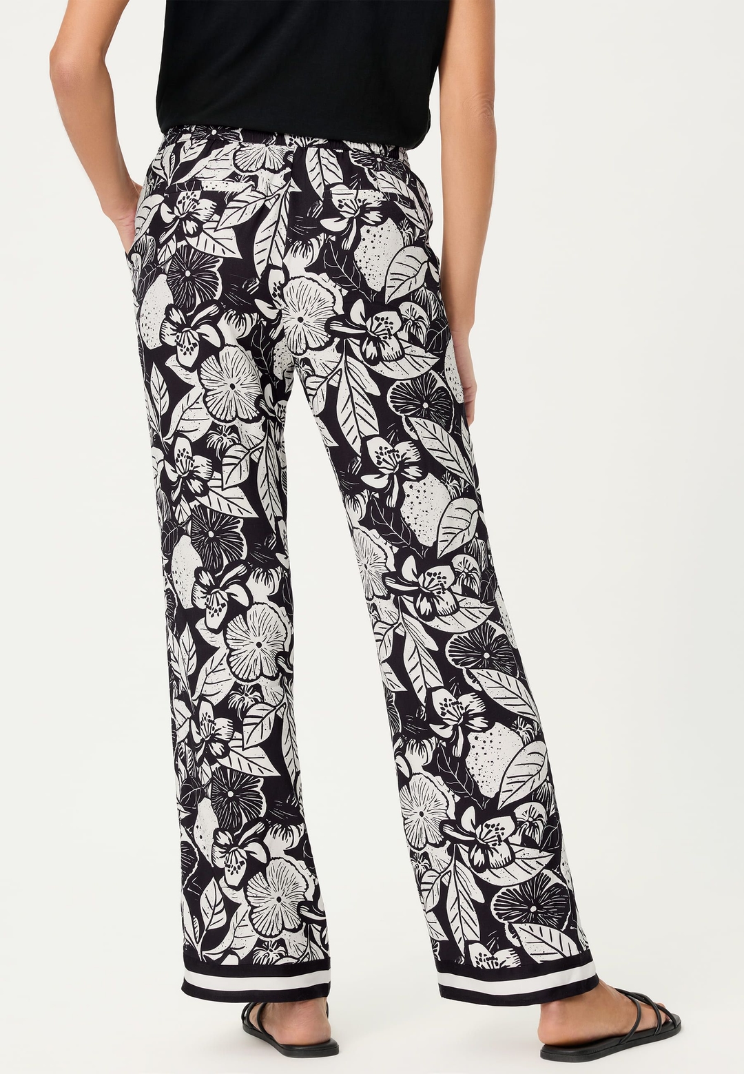Женские брюки с цветочным принтом Olsen | Фото 3