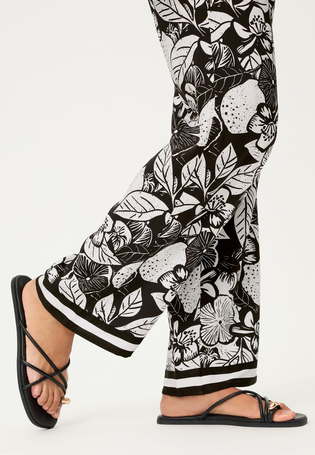 Женские брюки с цветочным принтом Olsen | Фото 5