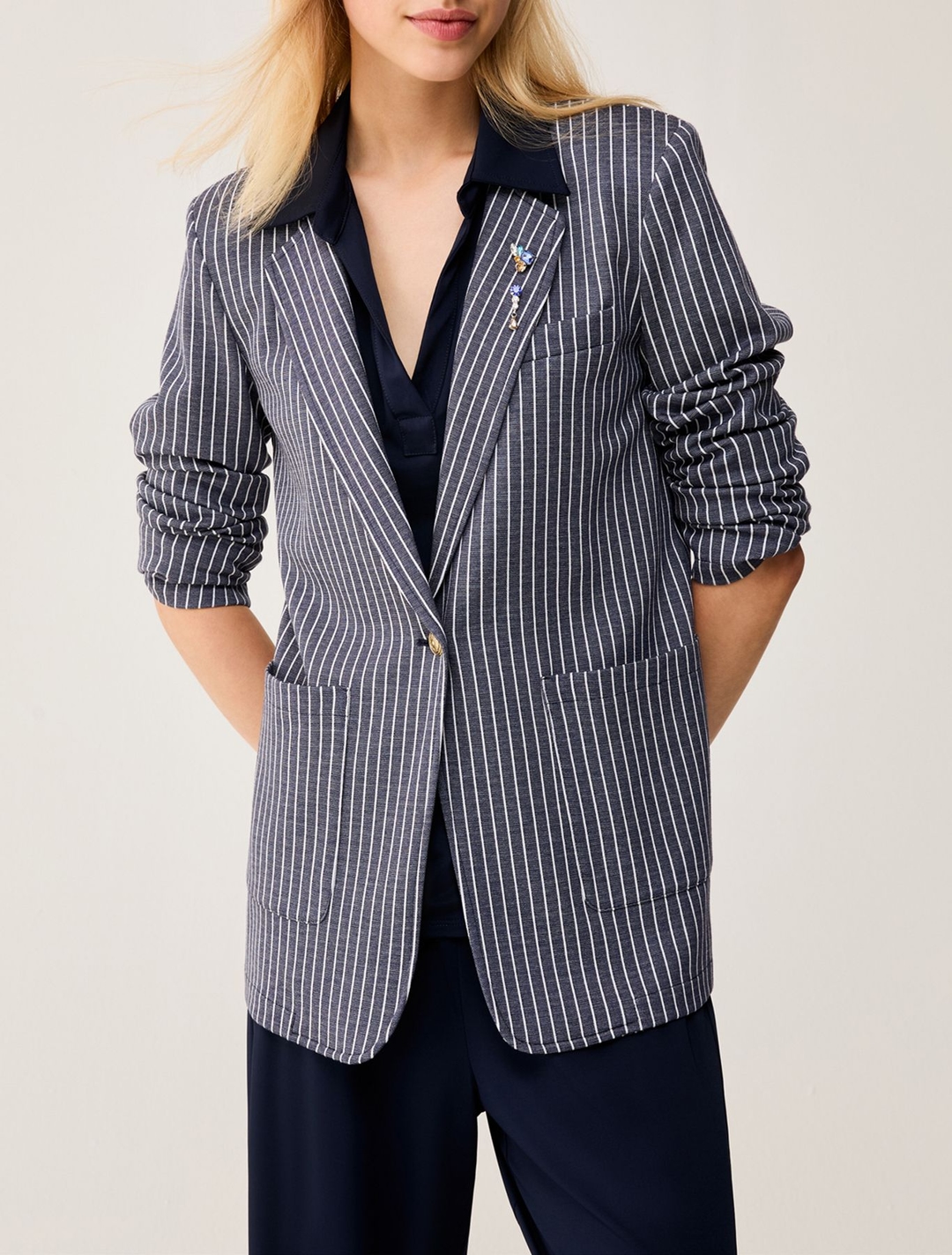 Женский пиджак в полоску PENNYBLACK | Фото 2