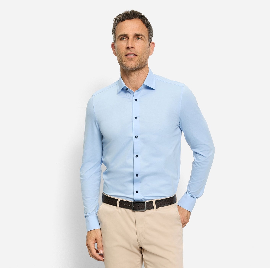 Мужская сорочка из эластичного хлопка Olymp Level Five 24/Seven | Фото 3