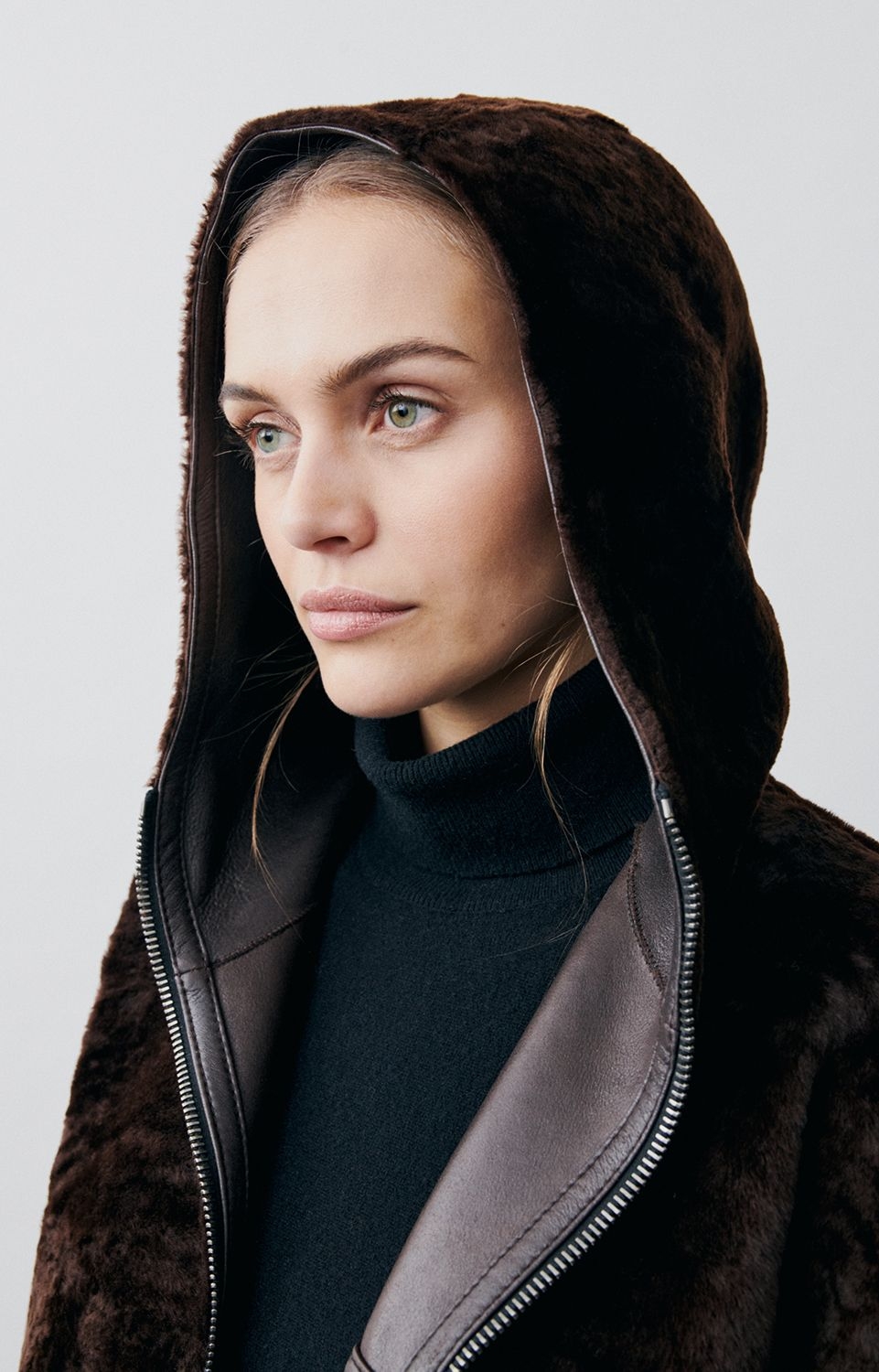 Женская двухстороння дубленка на молнии WERNER CHRIST | Фото 5