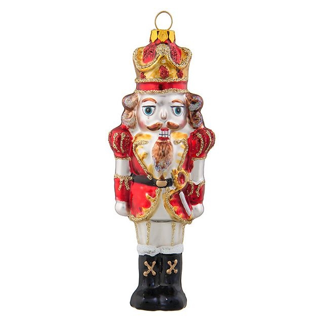 Ёлочная игрушка Щелкунчик в красном мундире Holiday Classics | Фото 1