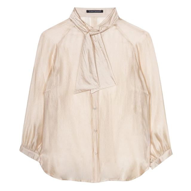 Полупрозрачная блузка с завязками Luisa Cerano