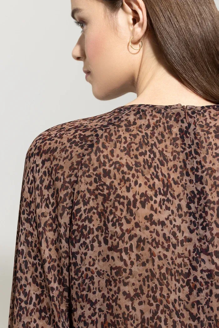 Блузка с анималистичным принтом Luisa Cerano | Фото 5