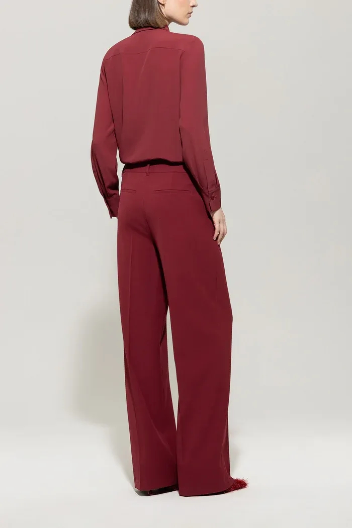 Блузка с рюшами из смесового шелка Luisa Cerano | Фото 4