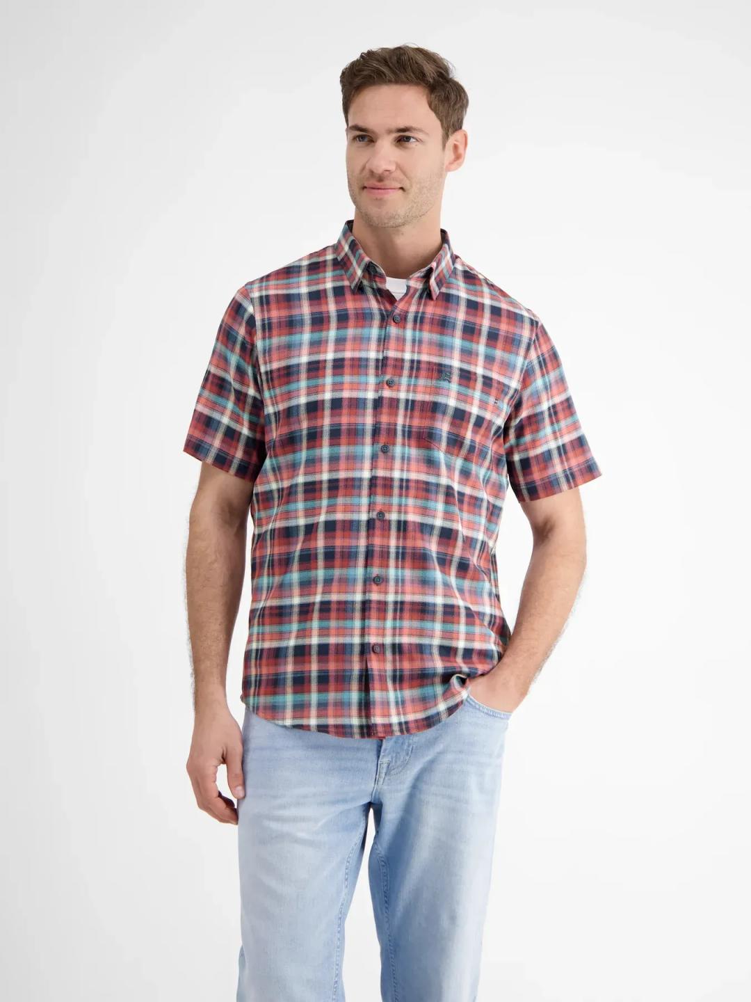 Мужская рубашка в клетку Lerros | Фото 3