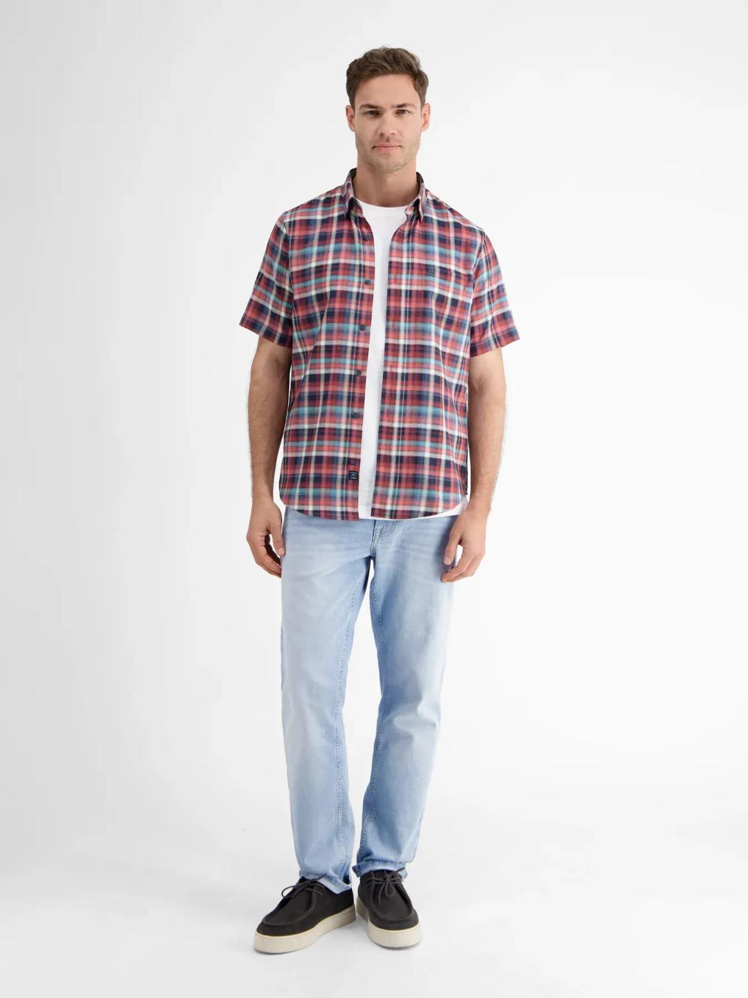 Мужская рубашка в клетку Lerros | Фото 5