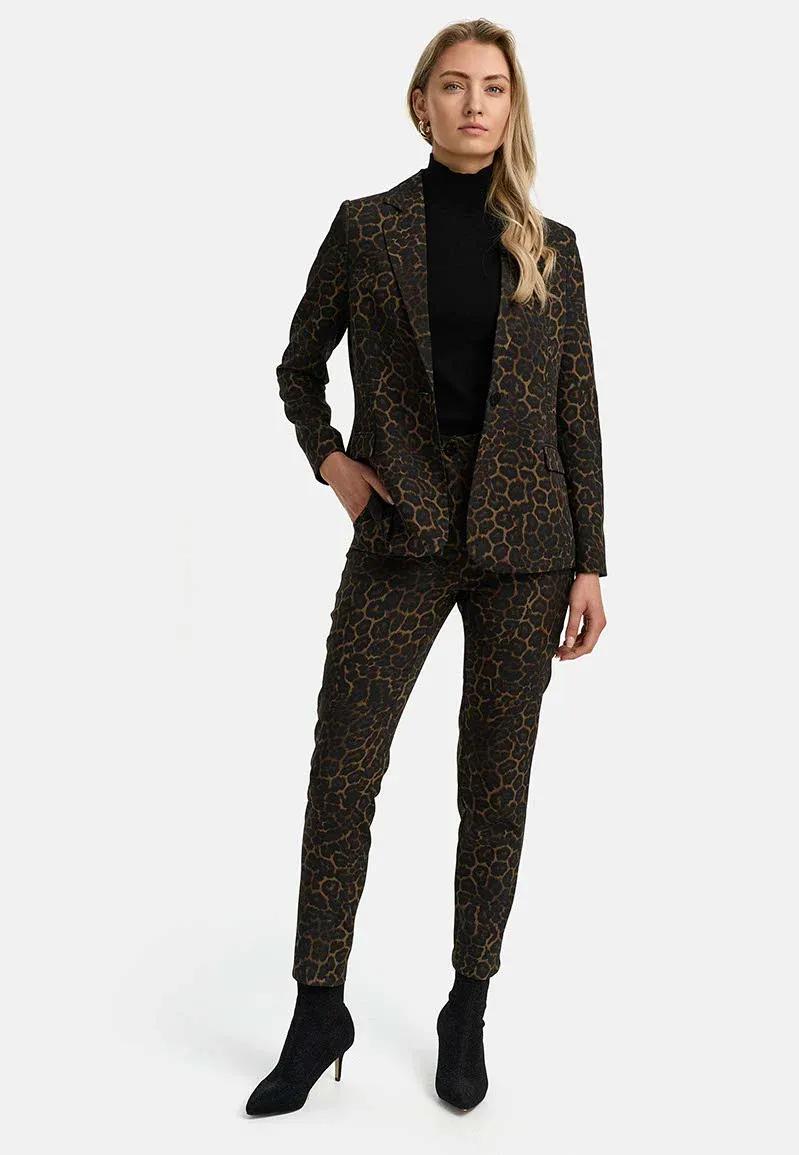 Женские леопардовые брюки CAT NOIR | Фото 4