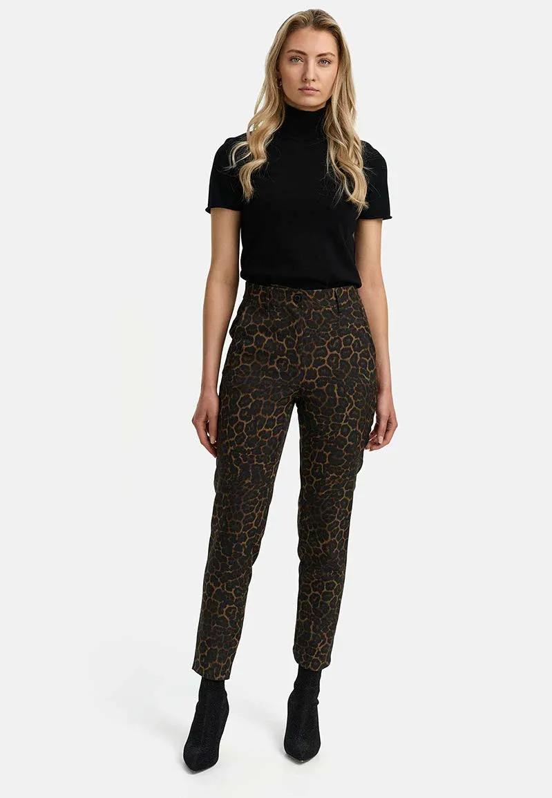 Женские леопардовые брюки CAT NOIR | Фото 2