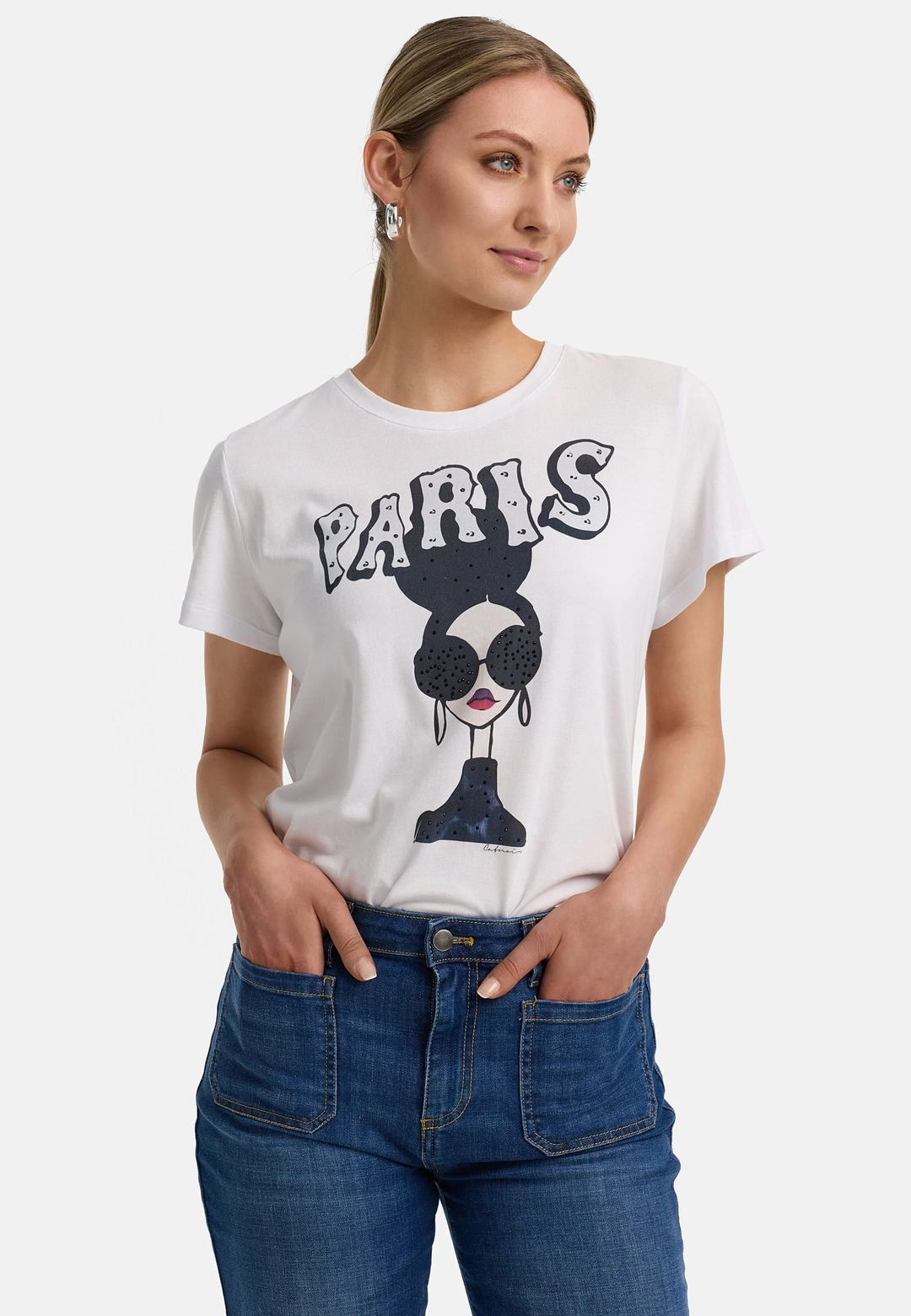 Женская футболка CAT NOIR | Фото 2