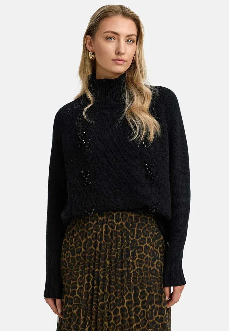 Женский свитер из мериноса CAT NOIR | Фото 2