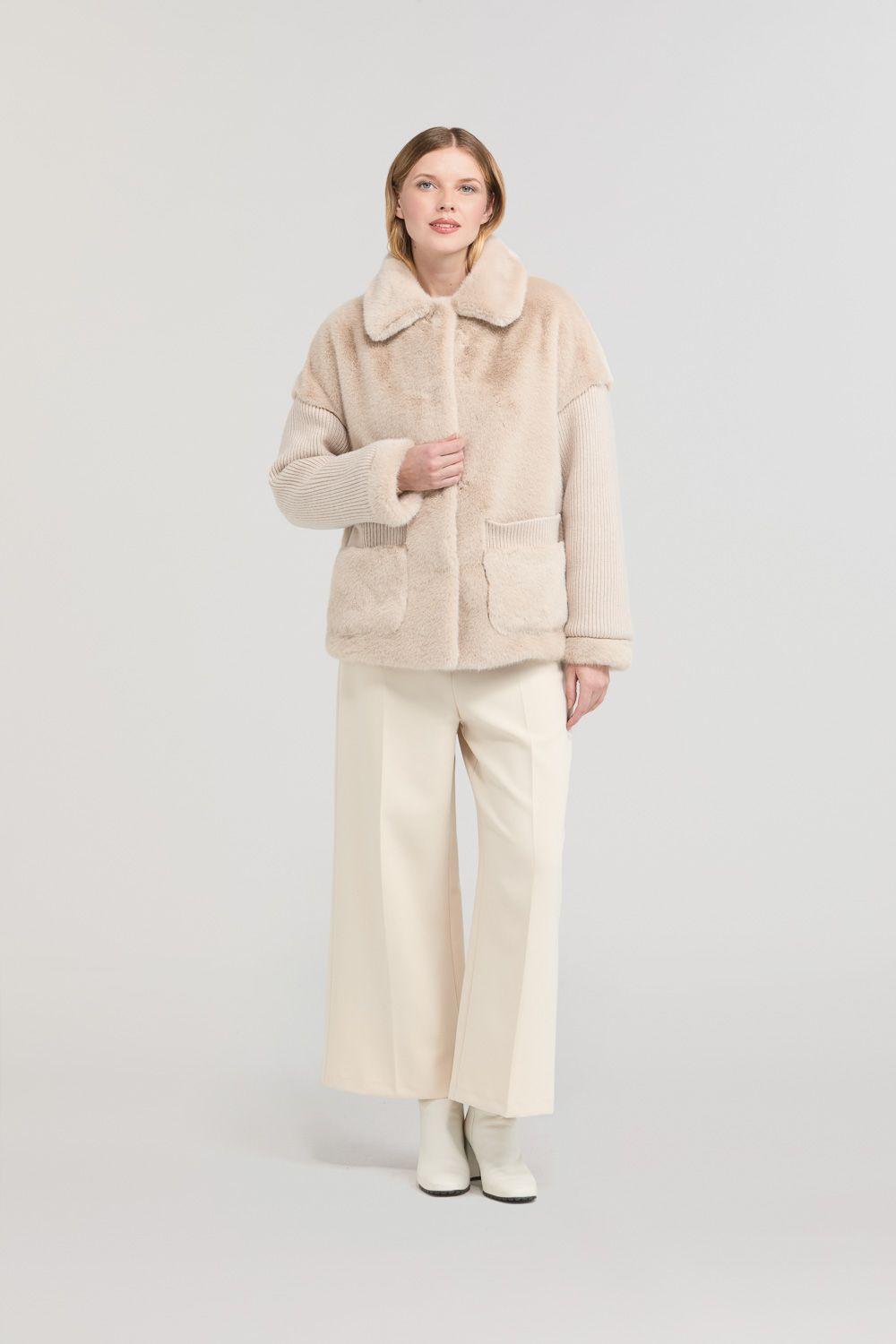 Женская короткая эко-шуба Diego M | Фото 2