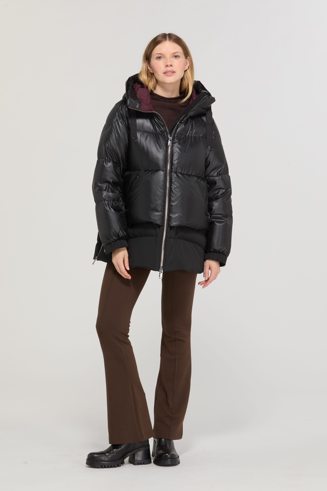 Женский пуховик с капюшоном Diego M | Фото 3