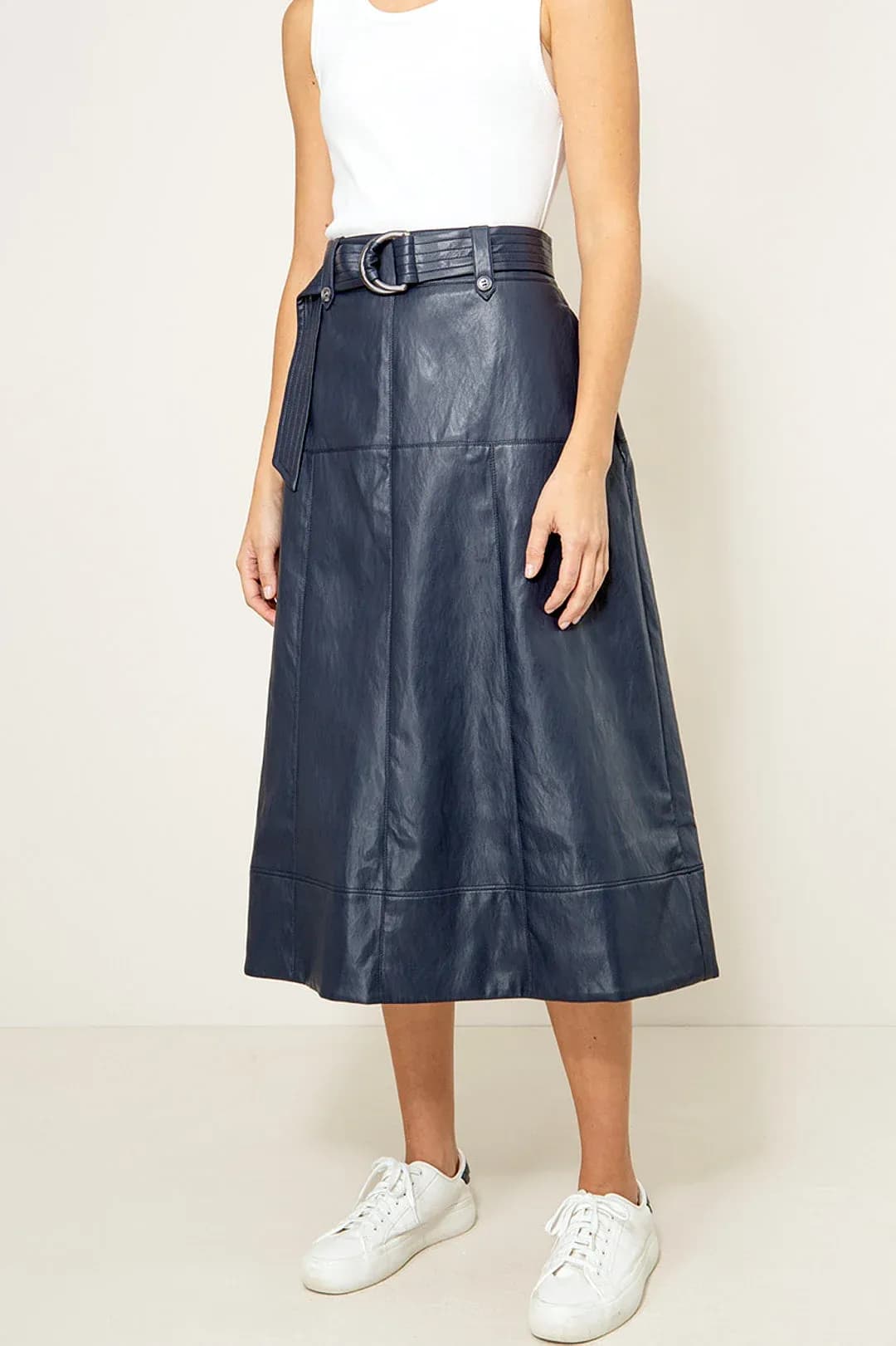 Юбка из эко-кожи CAT NOIR | Фото 2