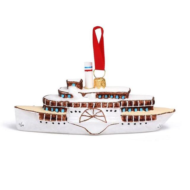 Ёлочная игрушка Пароход Hanco