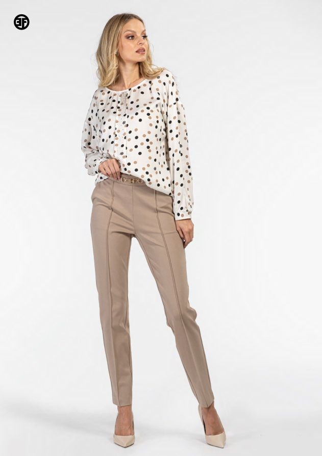 Женские брюки из трикотажа Elisa Fanti | Фото 2