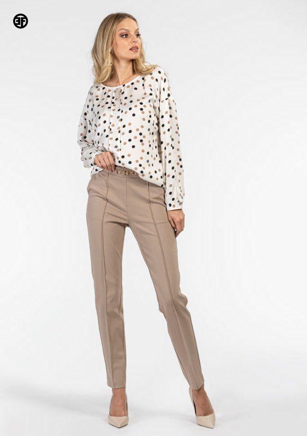 Женские брюки из трикотажа Elisa Fanti | Фото 2