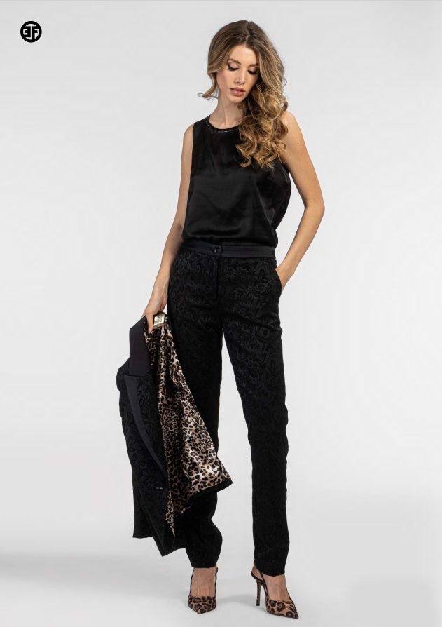 Женский атласный топ Elisa Fanti | Фото 2