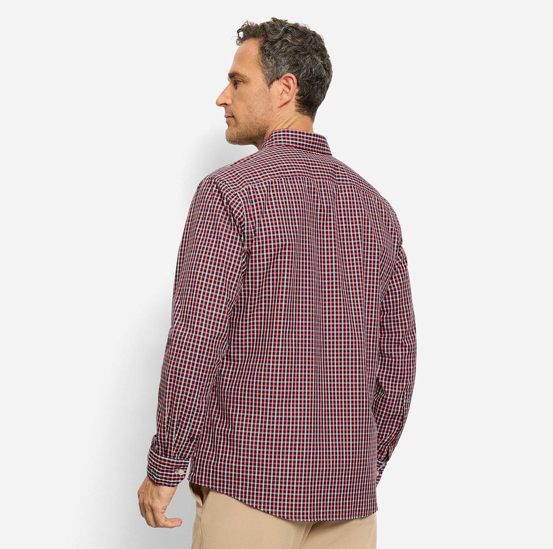 Мужская рубашка в клетку Olymp Casual | Фото 3