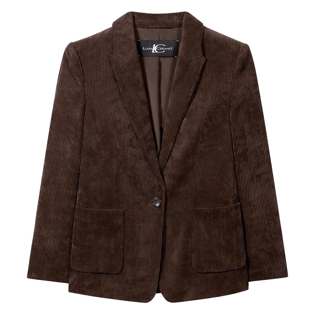 Женский вельветовый пиджак Luisa Cerano | Фото 1