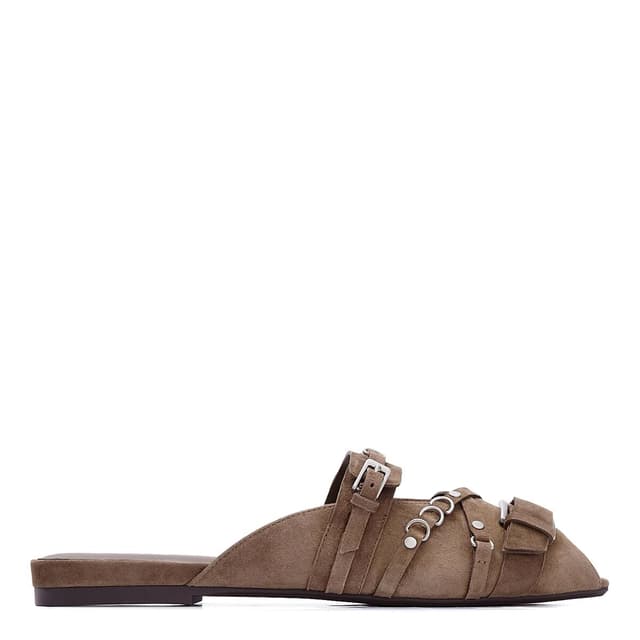 Женские замшевые мюли ASH