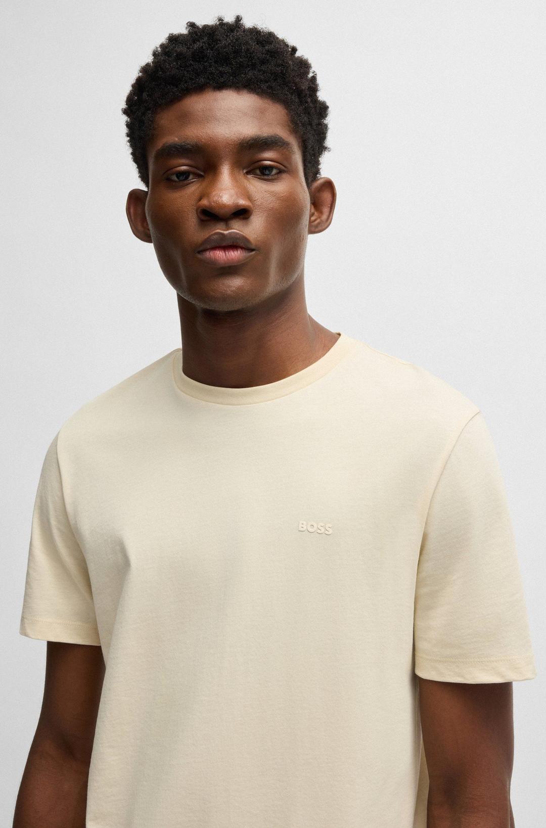 Мужская хлопковая футболка BOSS Black | Фото 4