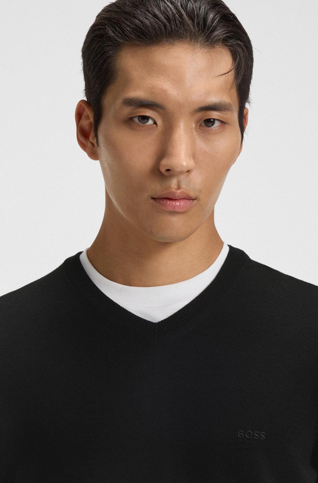Мужской джемпер из шерсти BOSS Black | Фото 3