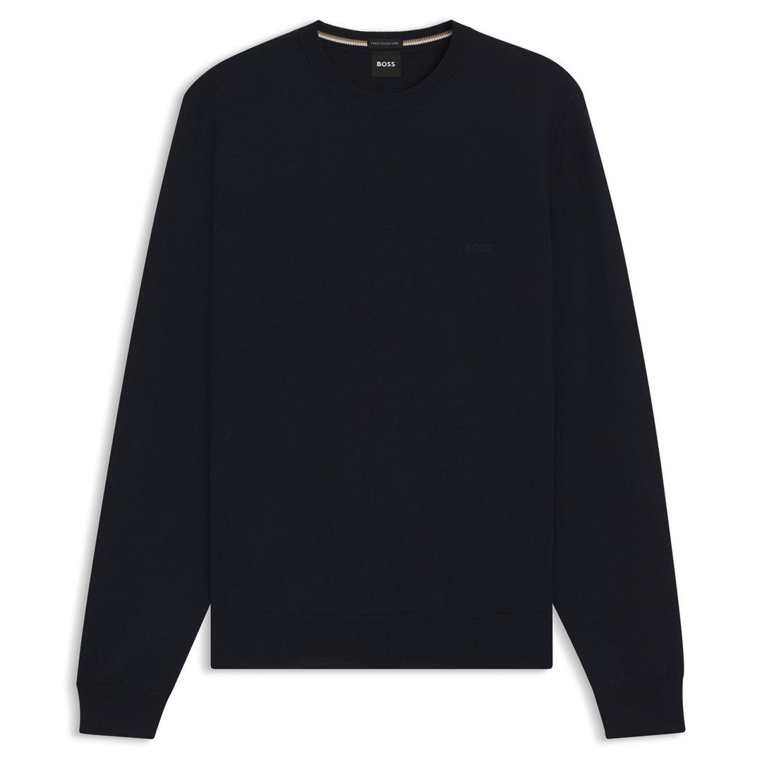 Мужской классический джемпер из шерсти BOSS Black | Фото 1