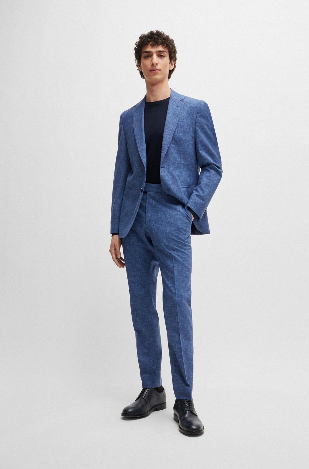 Мужской классический джемпер из шерсти BOSS Black | Фото 5