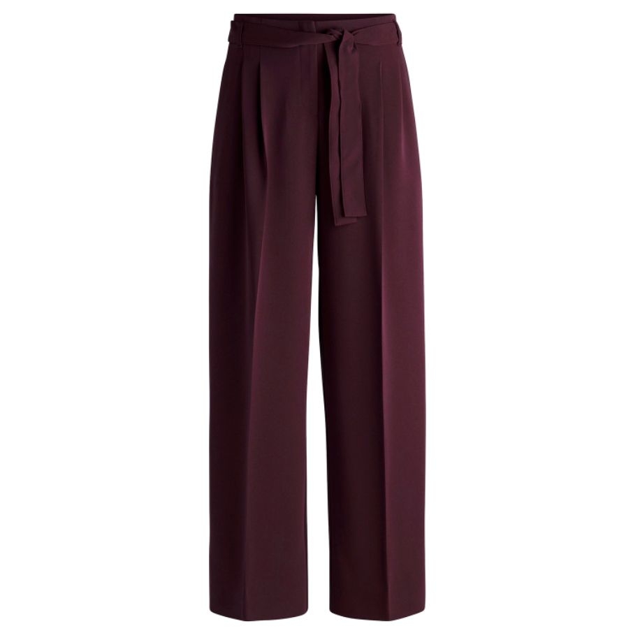 Женские брюки из немнущегося японского крепа BOSS | Фото 1