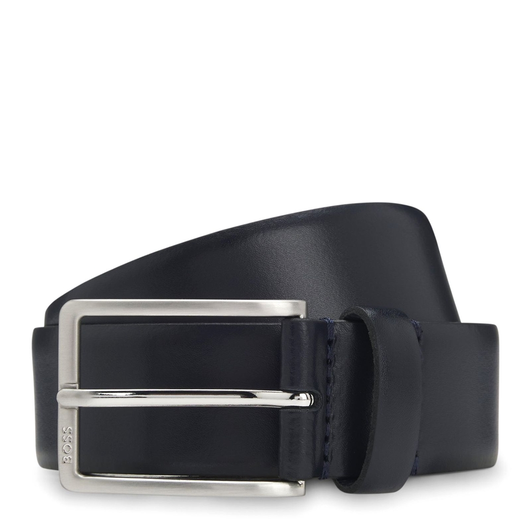 Мужской кожаный ремень BOSS Black | Фото 1