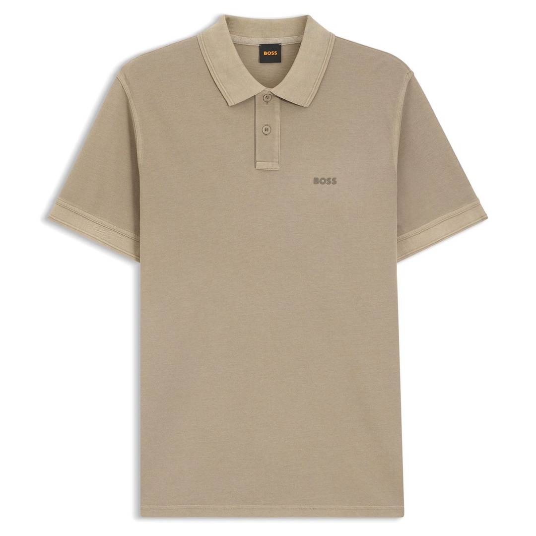 Мужское поло из хлопка BOSS Orange | Фото 1