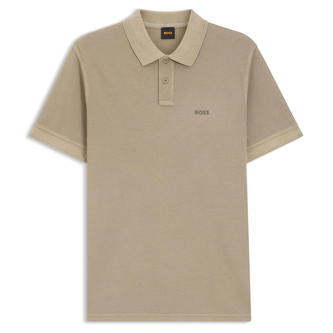 Мужское поло из хлопка BOSS Orange | Фото 1