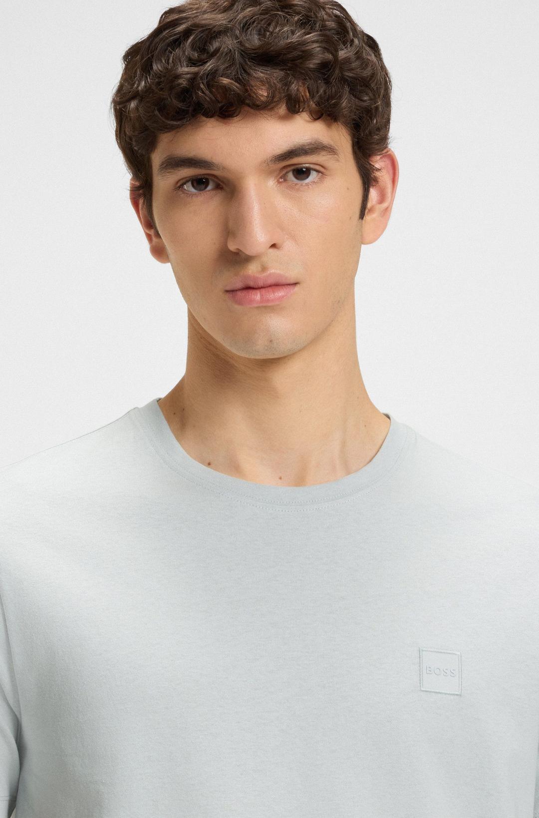 Мужская футболка меланж BOSS Orange | Фото 5