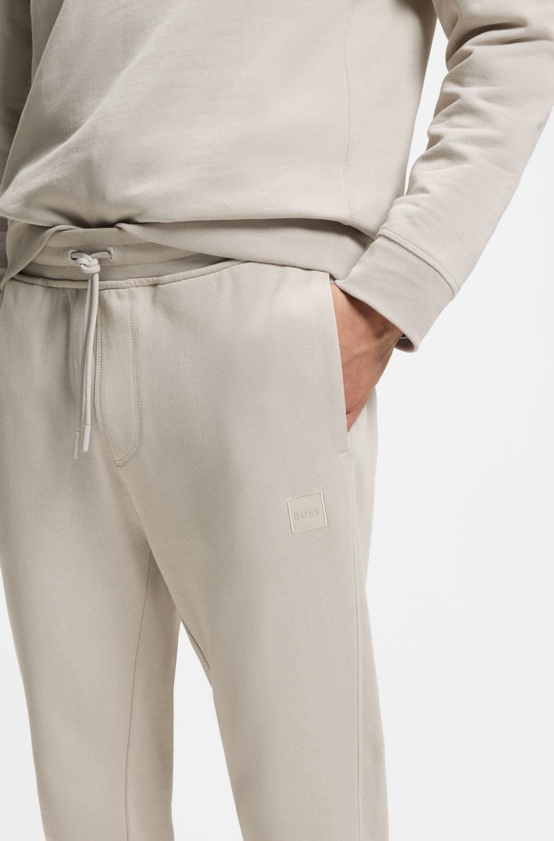 Мужские джогеры из хлопка BOSS Orange | Фото 3