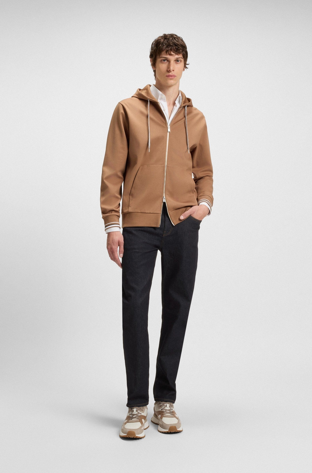 Мужские прямые джинсы BOSS Black | Фото 6