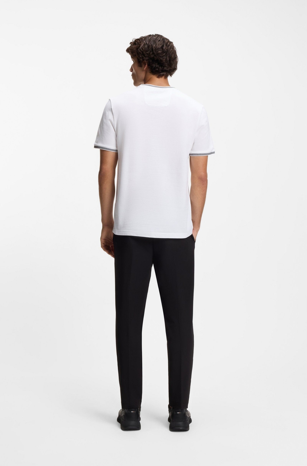 Мужская футболка из эластичного хлопка BOSS Green | Фото 5