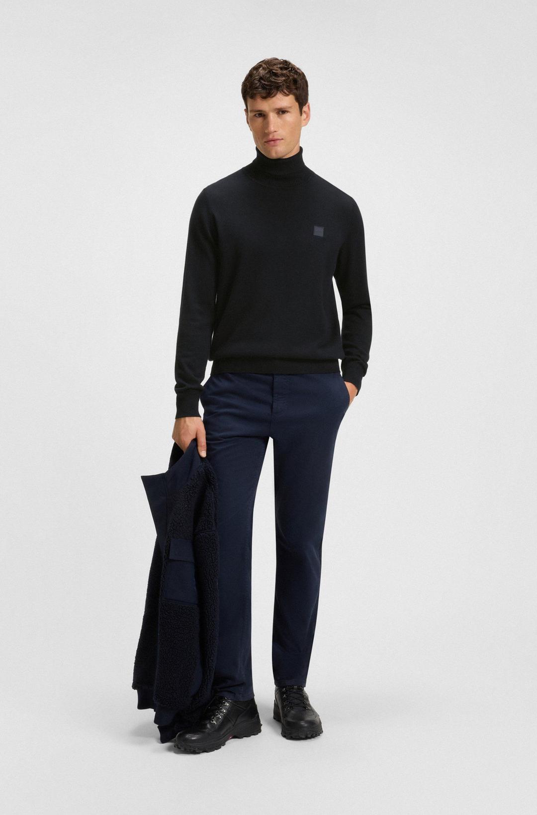 Мужской свитер с высоким воротом BOSS Orange | Фото 4