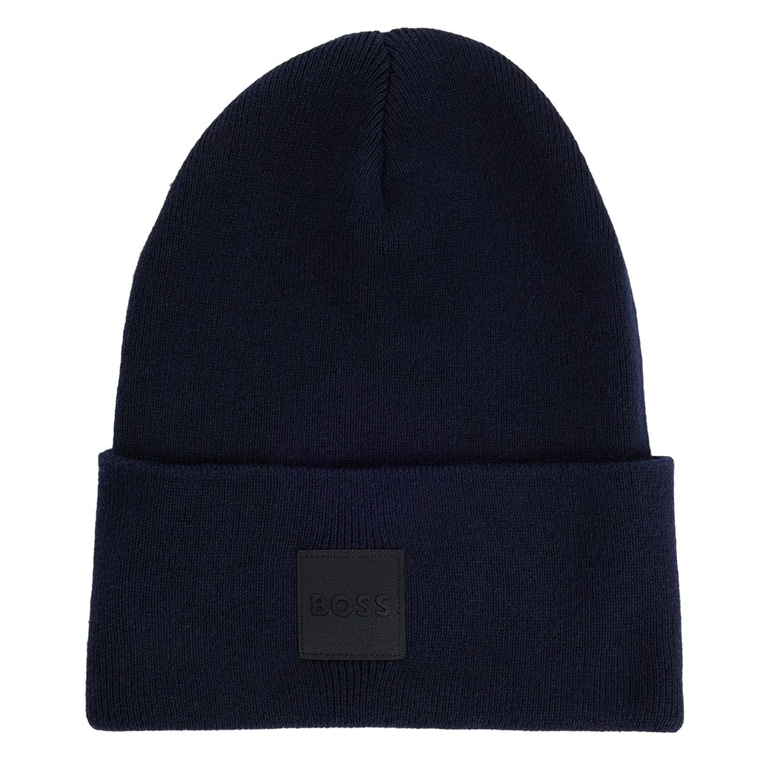 Мужская шапка-бини из хлопка BOSS | Фото 1